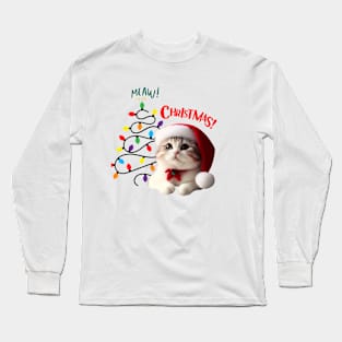 Meaw Christmas Long Sleeve T-Shirt